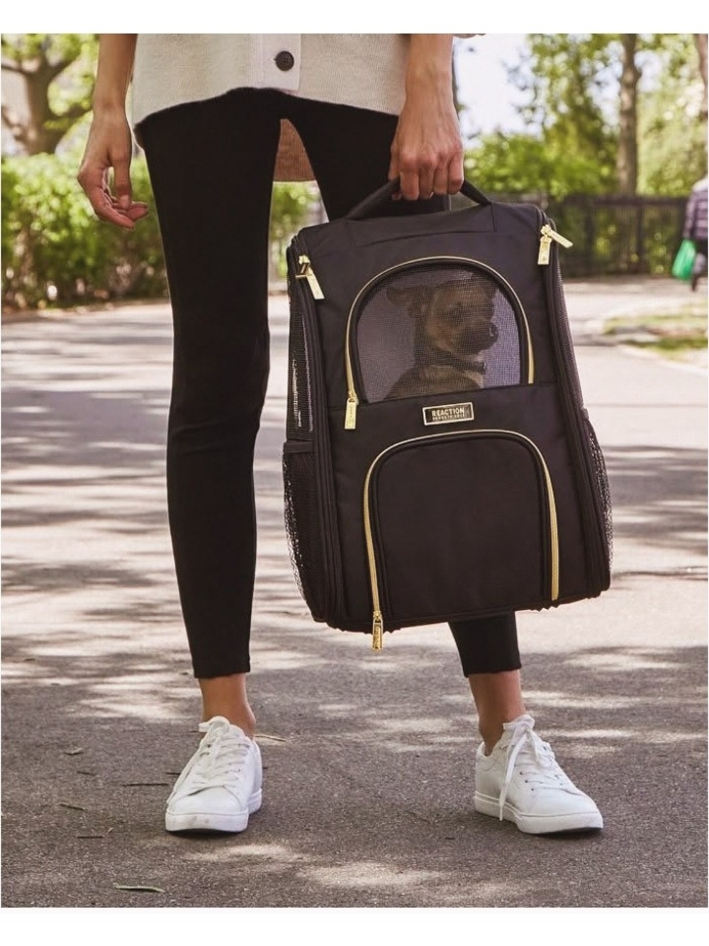 New Kenneth Cole Collapsible Airline Approved Luxury Pet Backpack + Tote Carrier